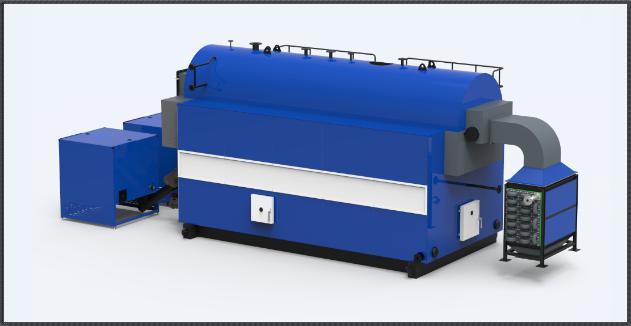 产品简述:  江西蓝色马丁新型生物质蒸汽锅炉,采用德国工艺自主研